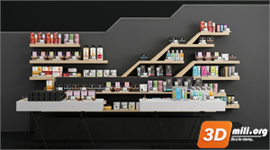 Cosmetic Store Skp Files 
